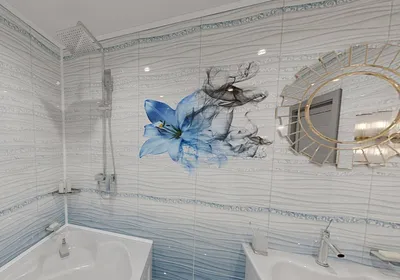Пластиковые стены в ванной: фото в 4K разрешении