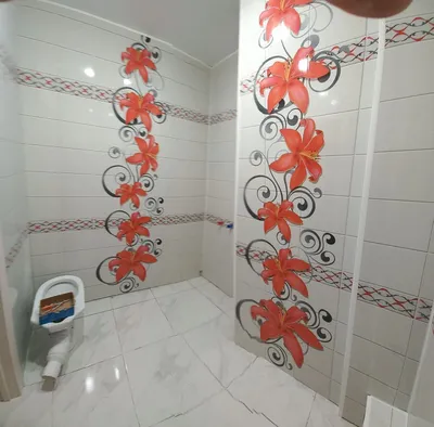 HD фото пластиковых стен в ванной