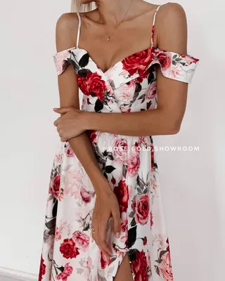 Очаровательное изображение платья из роз: выберите свой размер