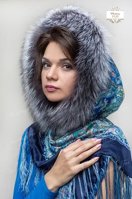 Зимний стиль: Платок на голову в разнообразных изображениях