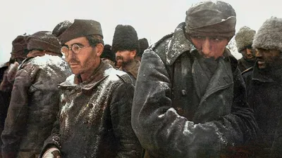 Фотография: Зимняя судьба пленных немцев