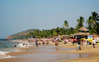 Пляж Анджуна Гоа: Фото в формате 4K