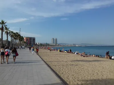 Пляж Барселонета: качественные фотографии для скачивания