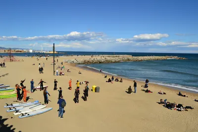 Уникальные виды Пляжа Барселонета на фото