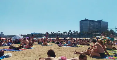 Пляж Барселонета: красивые фотографии морского побережья и пляжной атмосферы