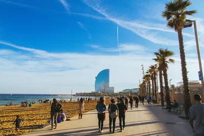 Пляж Барселонета: фотографии, передающие атмосферу морского побережья