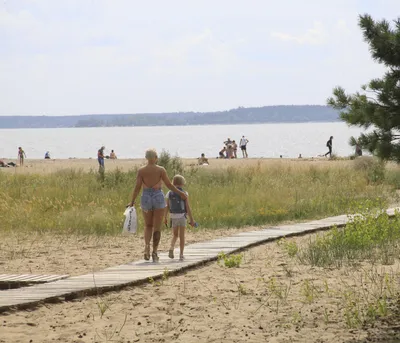 Картинка пляжа Бумеранг в Новосибирске