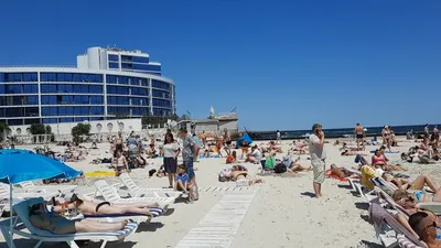 Фото Пляжа Чайка в Одессе: летние кадры