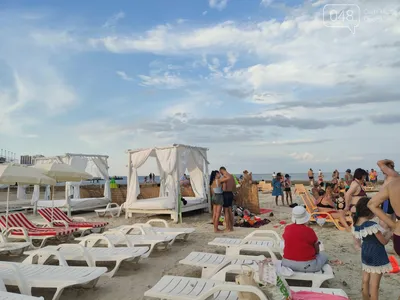 PNG Фото Пляжа Чайка в Одессе