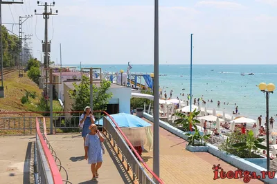 Картинки пляжа Дельфин в Лазаревском - скачать бесплатно в HD качестве