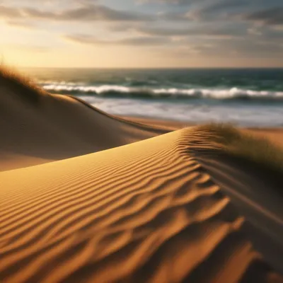 Арт-фото пляжа дюны