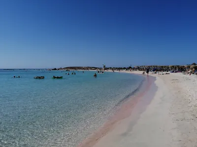 Пляж Элафониси на Крите: Фото с потрясающим видом на розовый песок