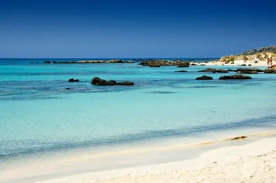 Фото Пляжа Элафониси на Крите: Кристально чистая вода и уникальный пейзаж