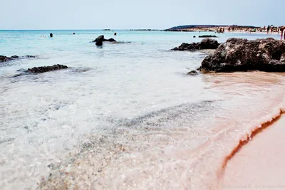 Пляж Элафониси на Крите: Фото с уникальным розовым песком и кристально чистой водой