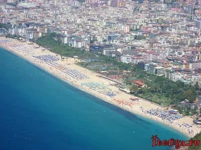 4K фото Пляжа Клеопатры в Турции