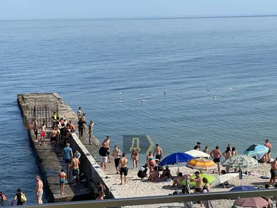 Фотографии Пляжа Ланжерон: отражение заката на воде