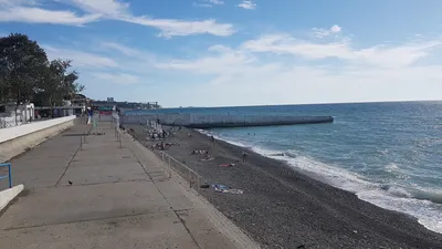 Фотографии Пляжа Мамайка в Сочи: место, где можно насладиться солнцем и морем