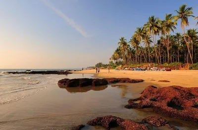 Пляж Мандрем Гоа: фото в формате 4K