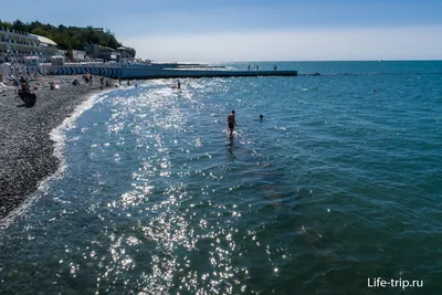 Фото Пляжа Приморского в Сочи - скачать в Full HD качестве бесплатно