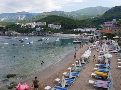 Фото Пляжа Пржно Черногория: живописные пейзажи