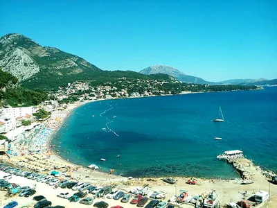 Пляж Пржно в Черногории: место, где сливаются небо и море