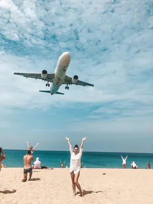 Фотографии пляжа с самолетами в Пхукете: лучшие изображения для скачивания