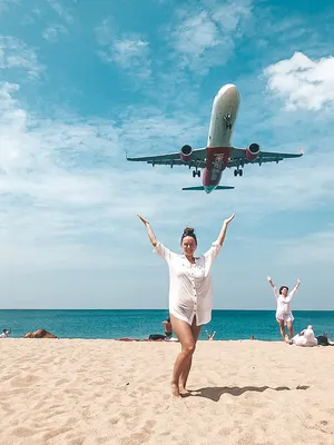 Фото пляжа с самолетами в Пхукете: выберите свой формат и размер