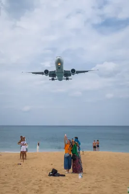 Удивительные изображения пляжа с самолетами в Пхукете: скачать бесплатно