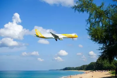 Удивительные изображения пляжа с самолетами в Пхукете: скачать бесплатно в хорошем качестве