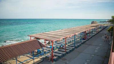 Фотк пляжа санатория Мисхор для бесплатного скачивания