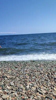 Уникальные фотографии Пляжа Стекляшка во Владивостоке