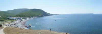 Удивительные виды Пляжа Сукко на Черном море