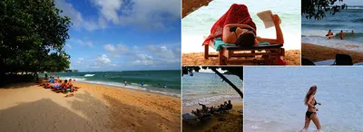 Прикоснитесь к природе Пляжа унаватуна через фотографии