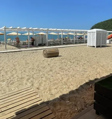 Фото пляжа в Джубге в формате jpg
