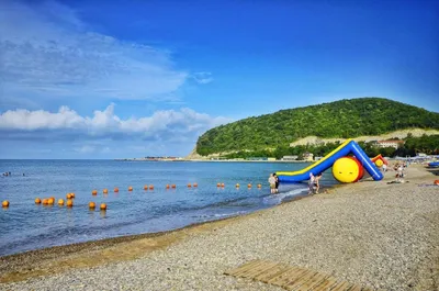 HD фотографии пляжа в Джубге в формате png