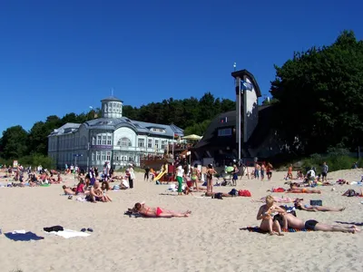 Фото пляжа в Юрмале - скачать бесплатно в HD качестве