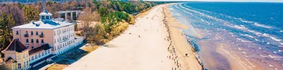 Фото пляжа в Юрмале - скачать бесплатно в Full HD качестве