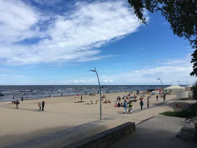 Фото пляжа в Юрмале - скачать бесплатно в 4K разрешении