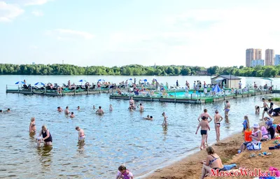 Фото пляжа в Строгино - выберите размер и формат для скачивания бесплатно