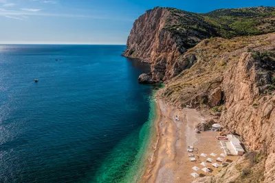 Пляж Васили в Крыму - красивые фотографии в высоком разрешении