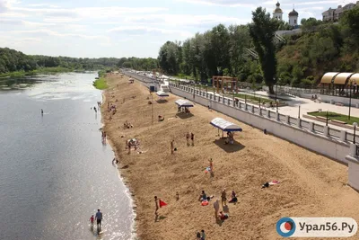 Фото пляжа Волна в Оренбурге: скачать в формате JPG