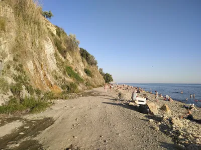 Картинки пляжа высокий берег Анапа в хорошем качестве - скачать бесплатно