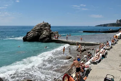 Пляж Зеленый Мыс Алупка: великол