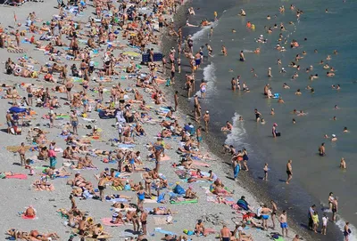 Фотографии Пляжа Золотой Берег Лермонтово: наслаждение морским пейзажем