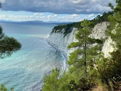 Арт-фото пляжа Голубая бухта Геленджик