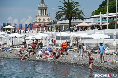 Фотографии пляжа с оживленной атмосферой и прекрасными закатами