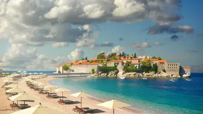 Фото пляжей Черногории в 4K разрешении и формате PNG