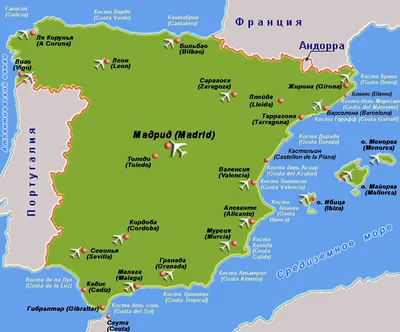 Картинки пляжей Испании с высоким разрешением