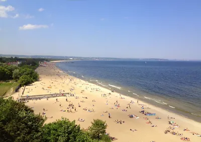 Фотографии пляжей Гданьска для использования