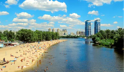Новые фото пляжей Киева: HD, Full HD, 4K